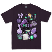 Plum cheer mom Premium Tee - MaliasSmallBusiness