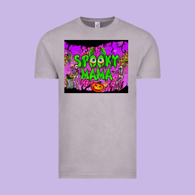 Spooky Mama Tumbler Vintage Tee Designed By Bundleandbundleshop