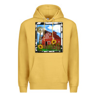 Antique Gold rustic western barn olivia Premium Hoodie - OliviaCreatesArt