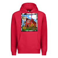 Cardinal rustic western barn olivia Premium Hoodie - OliviaCreatesArt