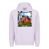 Lilac rustic western barn olivia Premium Hoodie - OliviaCreatesArt