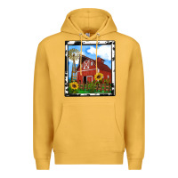 Mustard rustic western barn olivia Premium Hoodie - OliviaCreatesArt