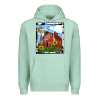 Seafoam rustic western barn olivia Premium Hoodie - OliviaCreatesArt