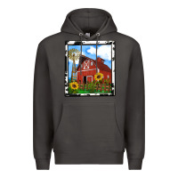 Smoke rustic western barn olivia Premium Hoodie - OliviaCreatesArt