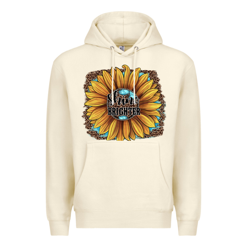 Shine Brighter Premium Hoodie by JahusDesignShop | Teevron
