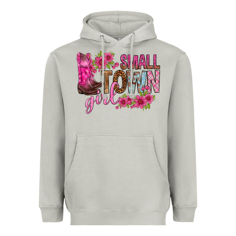 Small Town Girl With Flowers Bbs Heavyweight Hoodie by BundleAndBundleShop | Teevron