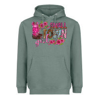 Sage small town girl with flowers bbs Heavyweight Hoodie - BundleAndBundleShop