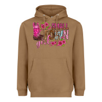 Toasted Coconut small town girl with flowers bbs Heavyweight Hoodie - BundleAndBundleShop