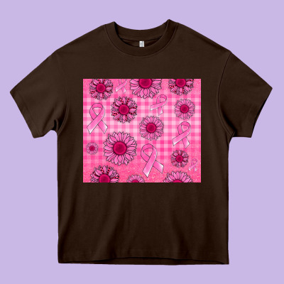 Breast Cancer Heavy Core Tee Designed By Jasminsmagicworld