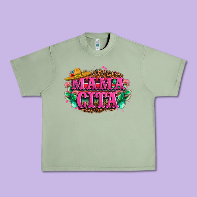 Vibrant Fiesta Typography Urban Heavy Tee Designed By Lillyallendesigns