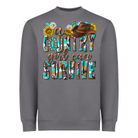 Storm Western a Country Girl Can Survive Heavyweight Sweatshirt - texasbilliewilder
