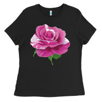 Black parade day rose Ladies Tee - LillyAllenDesigns