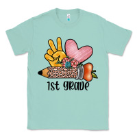 Seafoam peace love 1st grade Classic Tee - JahusDesignShop