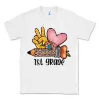 White peace love 1st grade Classic Tee - JahusDesignShop