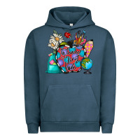 Pigment Midnight Navy to teacher is to first love Urban Hoodie - CowhideDigitalArt