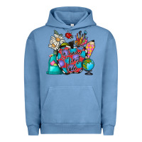 Pigment Pebble Blue to teacher is to first love Urban Hoodie - CowhideDigitalArt