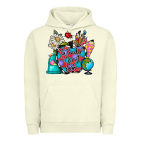 Pigment Pistachio to teacher is to first love Urban Hoodie - CowhideDigitalArt