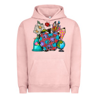 Pigment Salmon to teacher is to first love Urban Hoodie - CowhideDigitalArt
