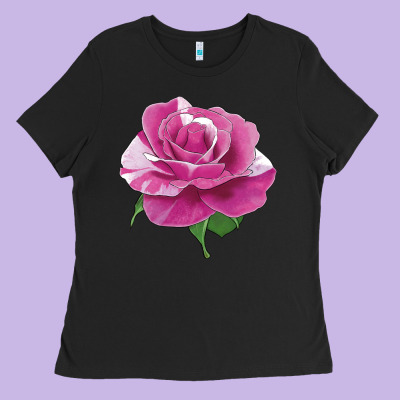 Parade Day Rose Ladies Tee Designed By Lillyallendesigns