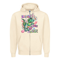Sandshell Easter Saurus Rex Easter Day Zipper Hoodie - CowGirlArtShop