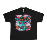 Black mama all day everyday Urban Heavy Tee - LillyAllenDesigns