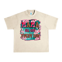 Sandshell mama all day everyday Urban Heavy Tee - LillyAllenDesigns