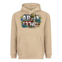 Mushroom Army mom Mother's Day Heavyweight Hoodie - FaDigitalArtStudio