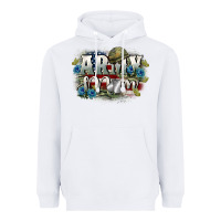 White Army mom Mother's Day Heavyweight Hoodie - FaDigitalArtStudio