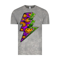 Cloud Rock halloween lightning bolt Vintage Tee - BundleAndBundleShop