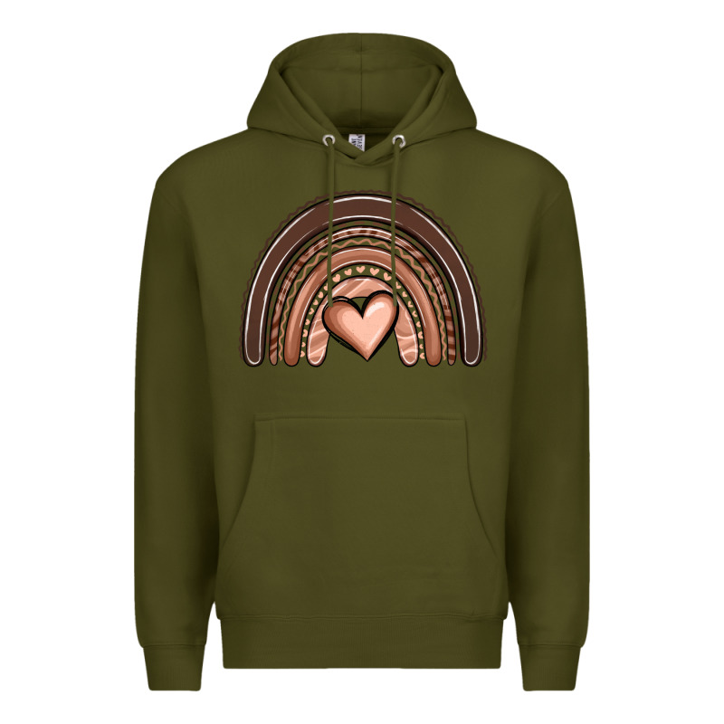 Melanin Rainbow Premium Hoodie by OliviaCreatesArt | Teevron