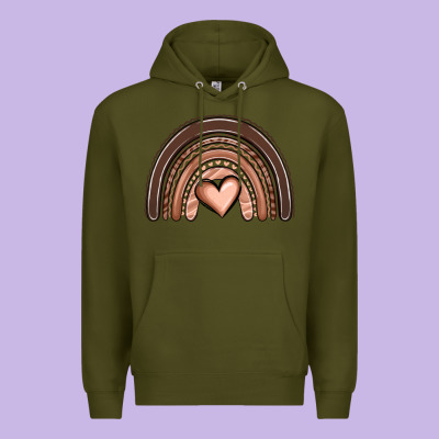 Melanin Rainbow Premium Hoodie Designed By Oliviacreatesart