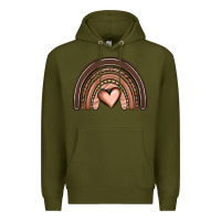 Army Green melanin rainbow Premium Hoodie - OliviaCreatesArt