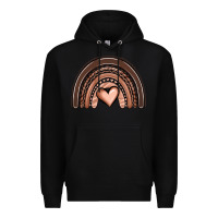 Black melanin rainbow Premium Hoodie - OliviaCreatesArt