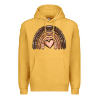 Mustard melanin rainbow Premium Hoodie - OliviaCreatesArt