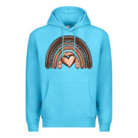 Ocean Blue melanin rainbow Premium Hoodie - OliviaCreatesArt