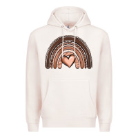Pale Pink melanin rainbow Premium Hoodie - OliviaCreatesArt