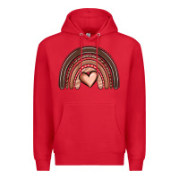 Red melanin rainbow Premium Hoodie - OliviaCreatesArt