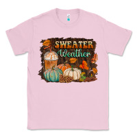 Bubblegum Pink sweater weather Classic Tee - BundleAndBundleShop
