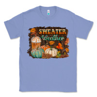 Colony Blue sweater weather Classic Tee - BundleAndBundleShop