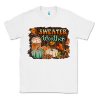 White sweater weather Classic Tee - BundleAndBundleShop