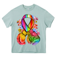 Arona all color ribbon with boxing gloves Heavy Core Tee - NancyCooperArtShop