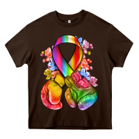 All Color Ribbon With Boxing Gloves Heavy Core Tee | Teevron