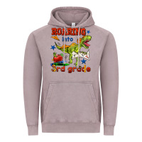 Vintage Zinc roaring into 3rd grade Vintage Hoodie - BundleAndBundleShop