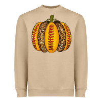 Mushroom Softball Pumpkin Heavyweight Sweatshirt - texasbilliewilder