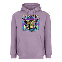 Lavender Rockin' the mom Mother's Day Heavyweight Hoodie - FaDigitalArtStudio