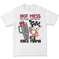 White hot mess always stressed race mama Premium Tee - MaliasSmallBusiness