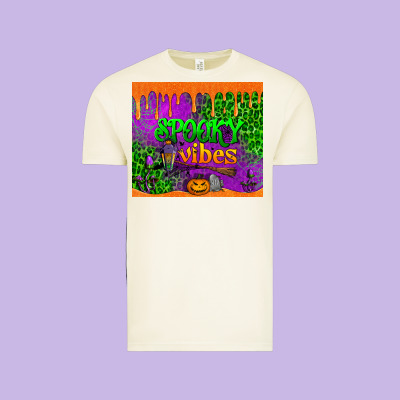 Spooky Vibes Tumbler Vintage Tee Designed By Bundleandbundleshop
