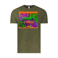 Vintage Olive spooky vibes tumbler Vintage Tee - BundleAndBundleShop