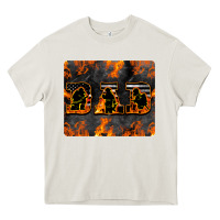 American Firefighter Dad Heavy Core Tee | Teevron