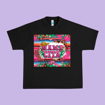 Mama Cita Cactus Serape Urban Heavy Tee Designed By Lillyallendesigns